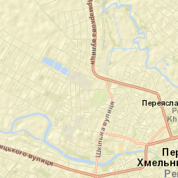 Pereiaslav-Khmelnytskyi Street Map