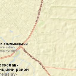 Pereiaslav-Khmelnytskyi Raion Street Map