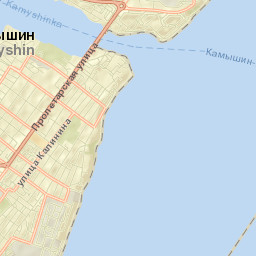 Kamyshin Street Map