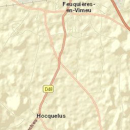 Feuquières-en-Vimeu Street Map