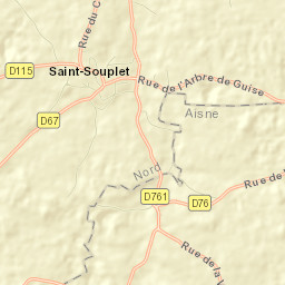 Saint-Souplet Street Map