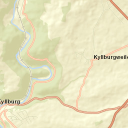 Kyllburg Street Map