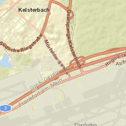 Kelsterbach Street Map