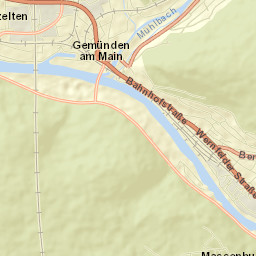 Gemünden am Main Street Map