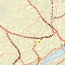Schweinfurt Street Map