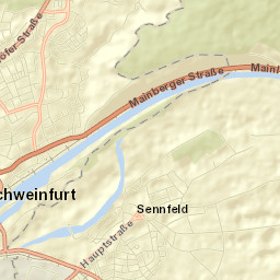 Sennfeld Street Map