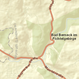 Bad Berneck im Fichtelgebirge Street Map