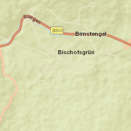 Bischofsgrün Street Map