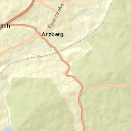 Arzberg Street Map