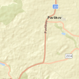 Pavlíkov Street Map
