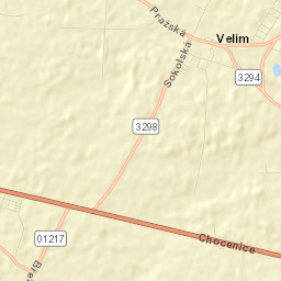 Velim Street Map