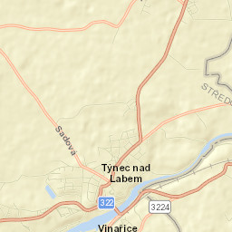 Týnec nad Labem Street Map