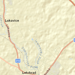 Lukavice Street Map