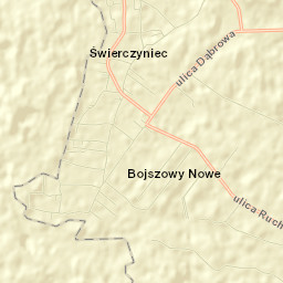 Bojszowy Nowe Street Map