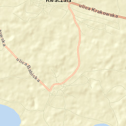 Kwaczała Street Map