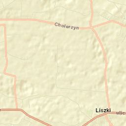 Liszki Street Map