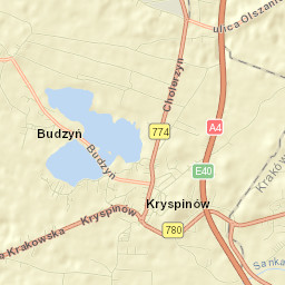 Kryspinów Street Map