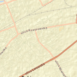 Dębica Street Map