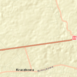 Kraczkowa Street Map