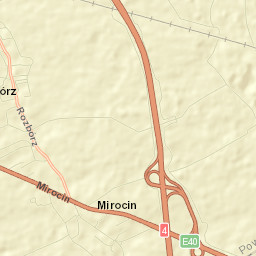 Mirocin Street Map