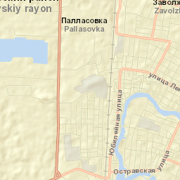 Pallasovka Street Map