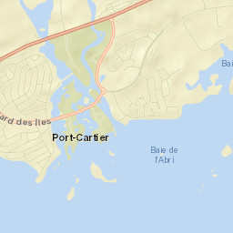 Port-Cartier Street Map