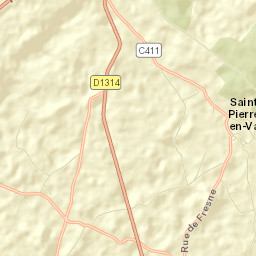Saint-Pierre-en-Val Street Map