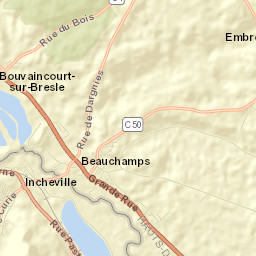 Incheville Street Map