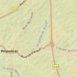 Wignehies Street Map