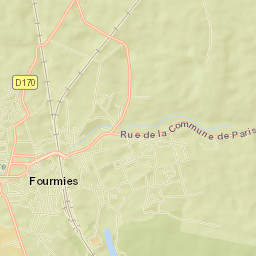 Fourmies Street Map