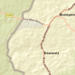 Momignies Street Map