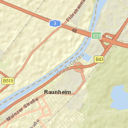 Raunheim Street Map