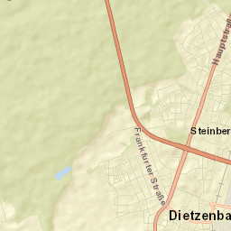 Dietzenbach Street Map