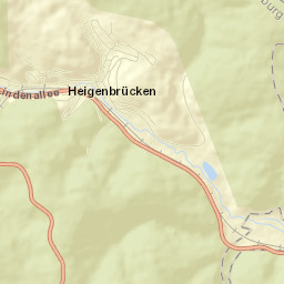 Heigenbrücken Street Map