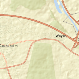 Gochsheim Street Map
