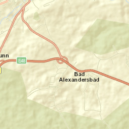 Bad Alexandersbad Street Map
