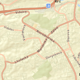 Hodkovičky Street Map