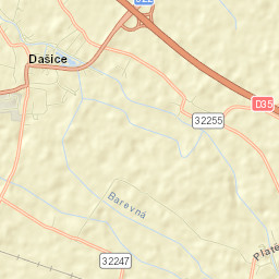 Dašice Street Map
