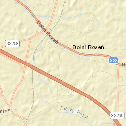 Dolní Roveň Street Map