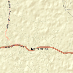 Markłowice Street Map