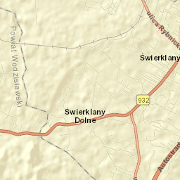 Świerklany Dolne Street Map