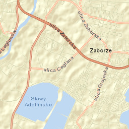 Oświęcim Street Map