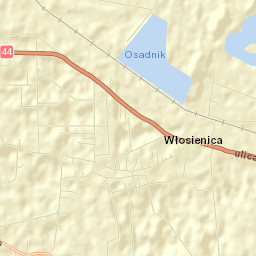 Włosienica Street Map