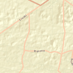 Rączna Street Map