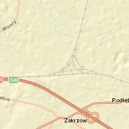 Podłęże Street Map