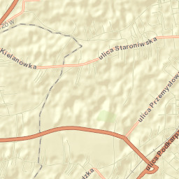 Kielanówka Street Map