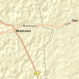 Markowa Street Map