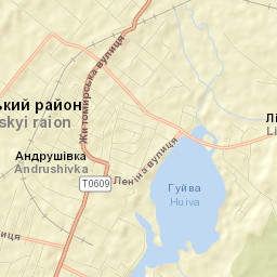 Andrushivka Street Map