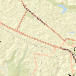 Lubny Street Map