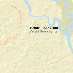 Velyki Sorochyntsi Street Map